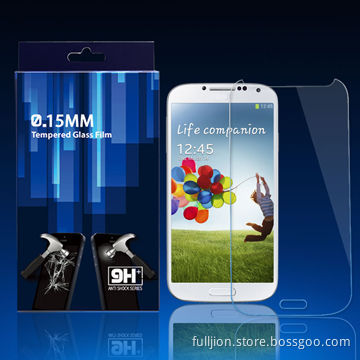 0.15mm Premium Tempered Glass Screen Film for Samsung Galaxy S4, 9H Hardness, with Oleophobic Oil